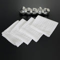 Premium White Cotton Waffle Napkin Set Pack of 4 Pieces