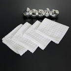Premium White Cotton Waffle Napkin Set Pack of 4 Pieces