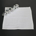 Premium White Cotton Waffle Napkin Set Pack of 4 Pieces