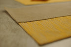 Two-Tone Slub & Blanket Stitch Table Linen Set Pack of 8 pieces