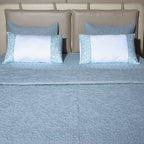 Ecrue Cotton Linen Embroidered Table Set Cotton Linen