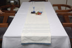 Elegant Woven Dobby Striped Table Set