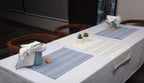 Elegant Woven Dobby Striped Table Set