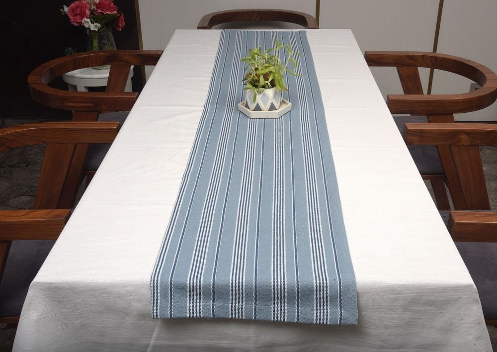 Charming Woven Dobby Striped Table Set