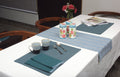 Charming Woven Dobby Striped Table Set