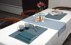 Charming Woven Dobby Striped Table Set