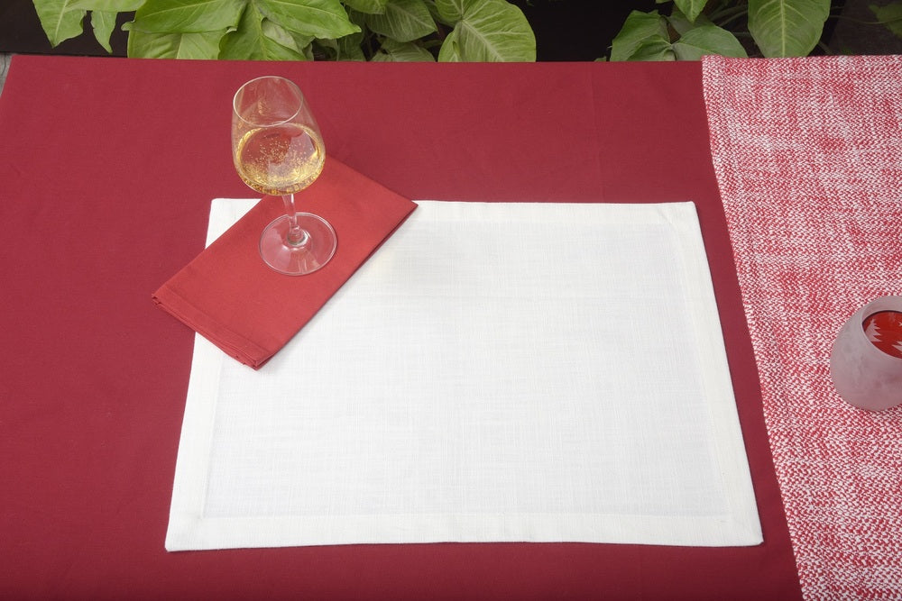 Vibrant Woven Dobby Striped Table Set