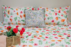 Premium Floral Watercolor Bed Sheet Set