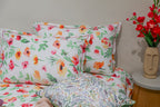 Premium Floral Watercolor Bed Sheet Set