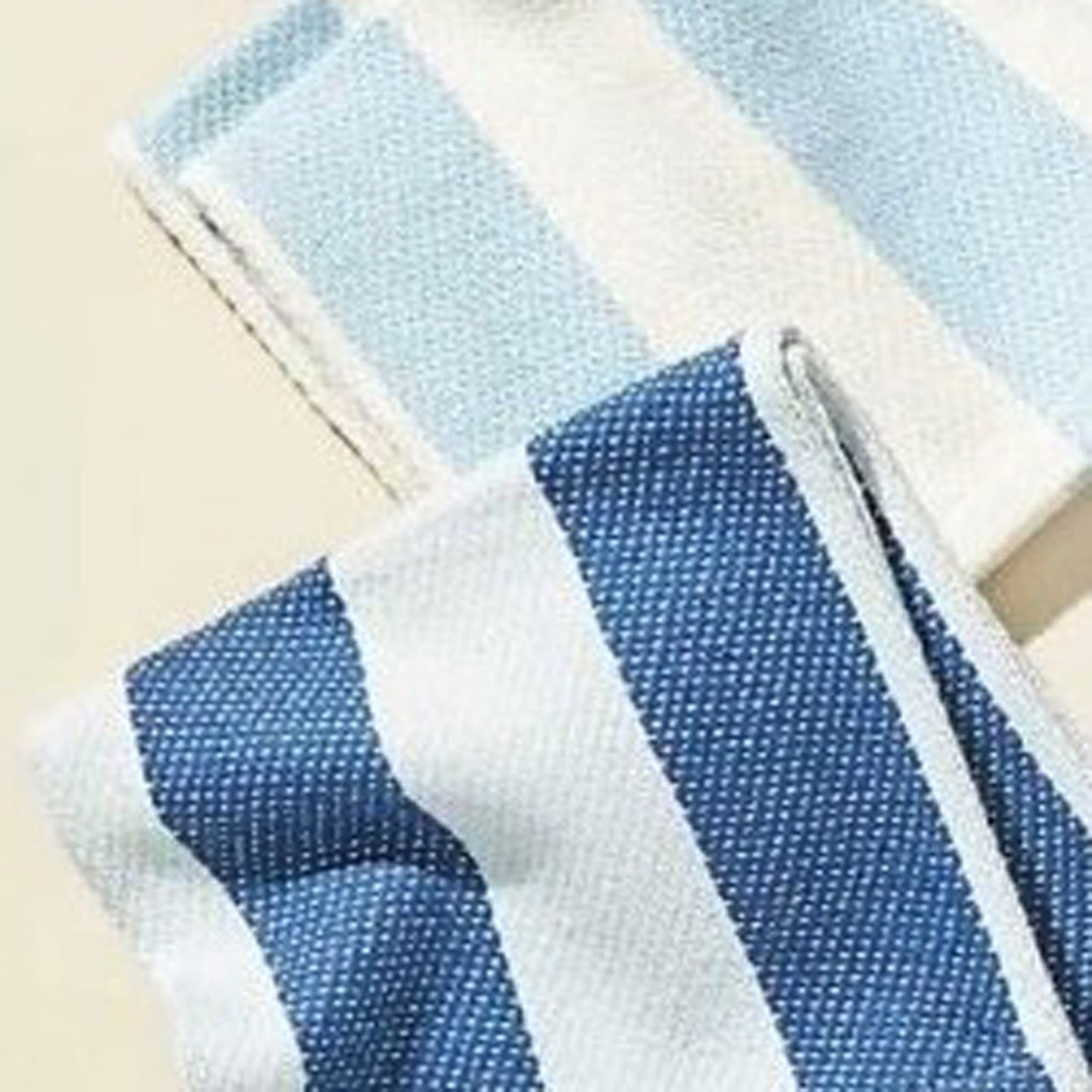 Woven Cotton Striped Dish Cloth Set of Pack of 4 Pieces