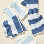 Woven Cotton Striped Dish Cloth Set of Pack of 4 Pieces