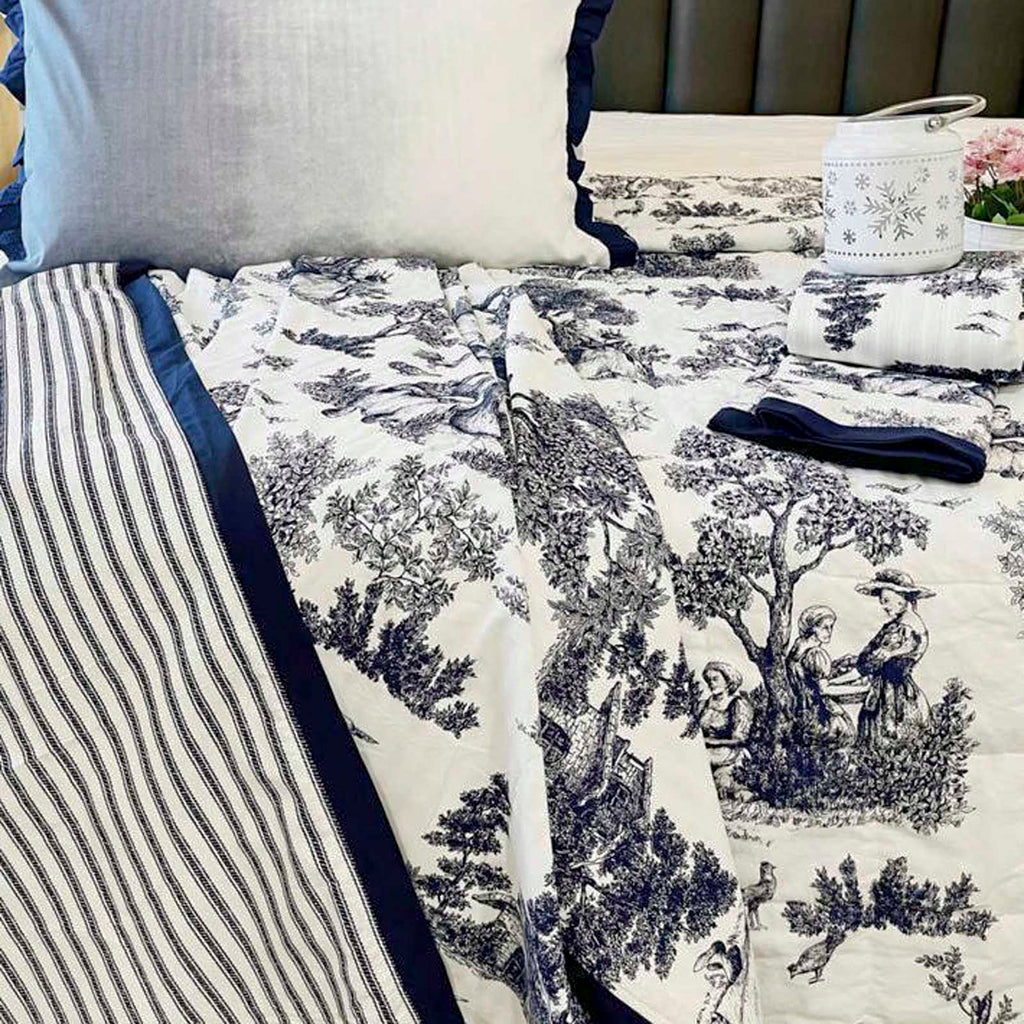 Luxury Scenery Printed Dohar Set