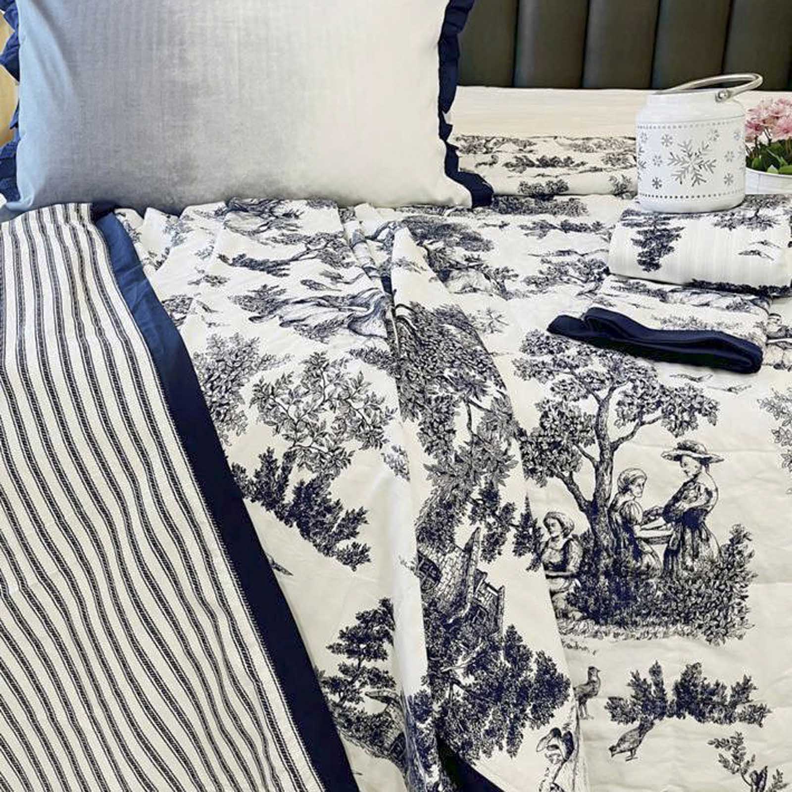 Luxury Scenery Printed Dohar Set