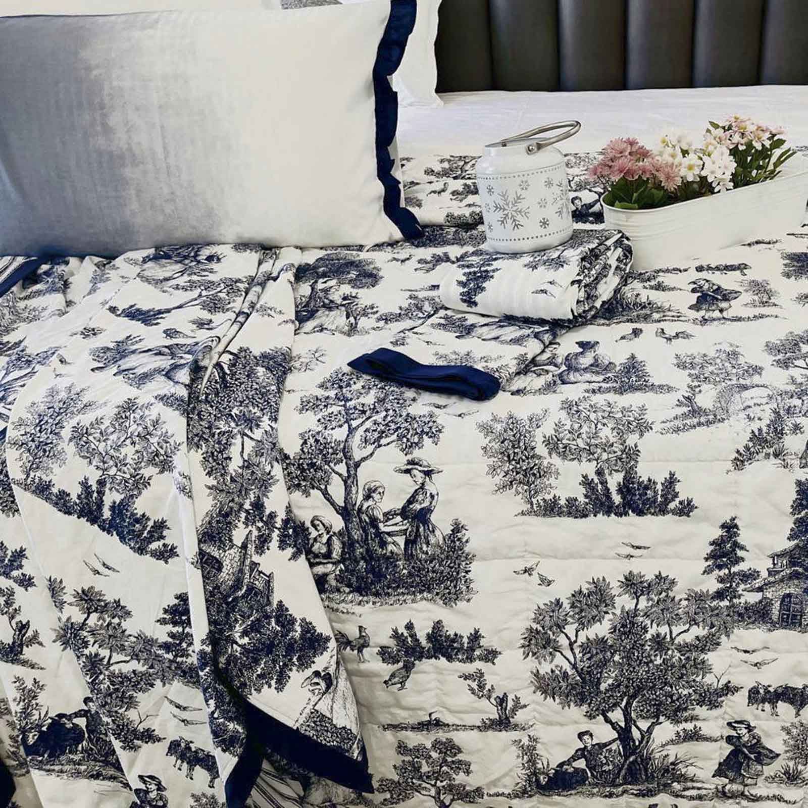 Luxury Scenery Printed Dohar Set