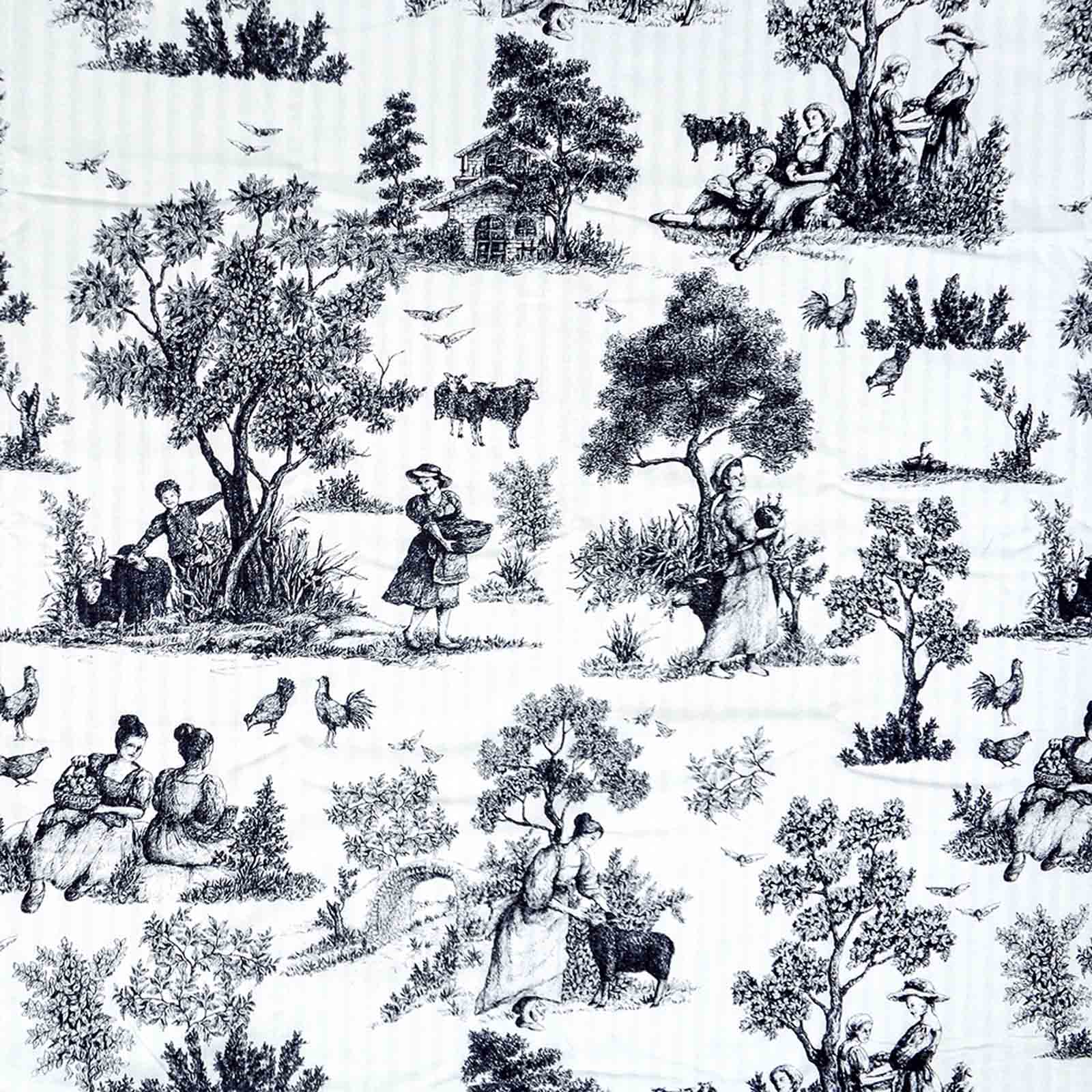 Luxury Scenery Printed Dohar Set