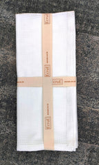 Premium Cotton Waffle Dobby Kitchen Towel Set of 2 Pieces
