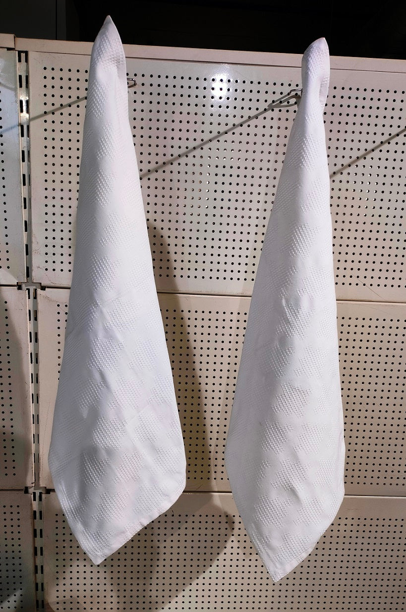Premium Cotton Waffle Dobby Kitchen Towel Set of 2 Pieces
