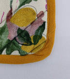 Citrus Grove Textured Quilted Coaster Set Pack Of 4 Pieces