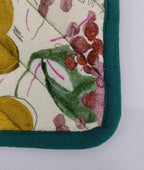 Citrus Grove Textured Quilted Coaster Set Pack Of 4 Pieces