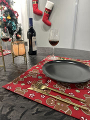 Festive Red & Character Christmas Home Decor Combo Pack 12-Pieces Set