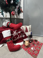 Festive Red & Character Christmas Home Decor Combo Pack 12-Pieces Set