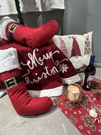 Ecrue Festive Red & Character Christmas Home Decor Combo Pack 12-Pieces Set