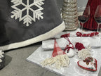 Ecrue Grey & White Winter Snowflake Christmas Decor Combo Pack 10-Piece Set