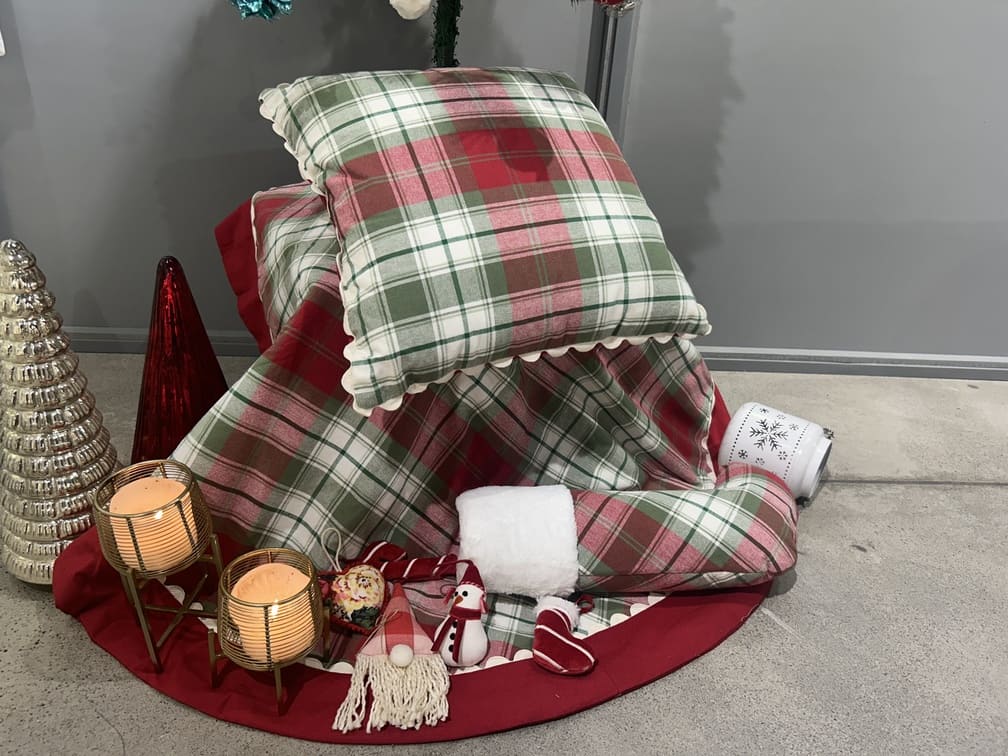 Tartan & Festive Plaid Christmas Decor Combo Pack