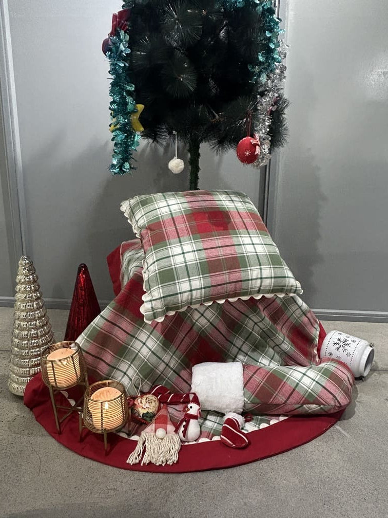 Tartan & Festive Plaid Christmas Decor Combo Pack