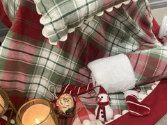 Classic Tartan & Festive Plaid Christmas Decor Combo Pack (8-Piece Set)