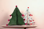 Charming Corduroy Christmas Tree Pillow
