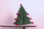 Charming Corduroy Christmas Tree Pillow