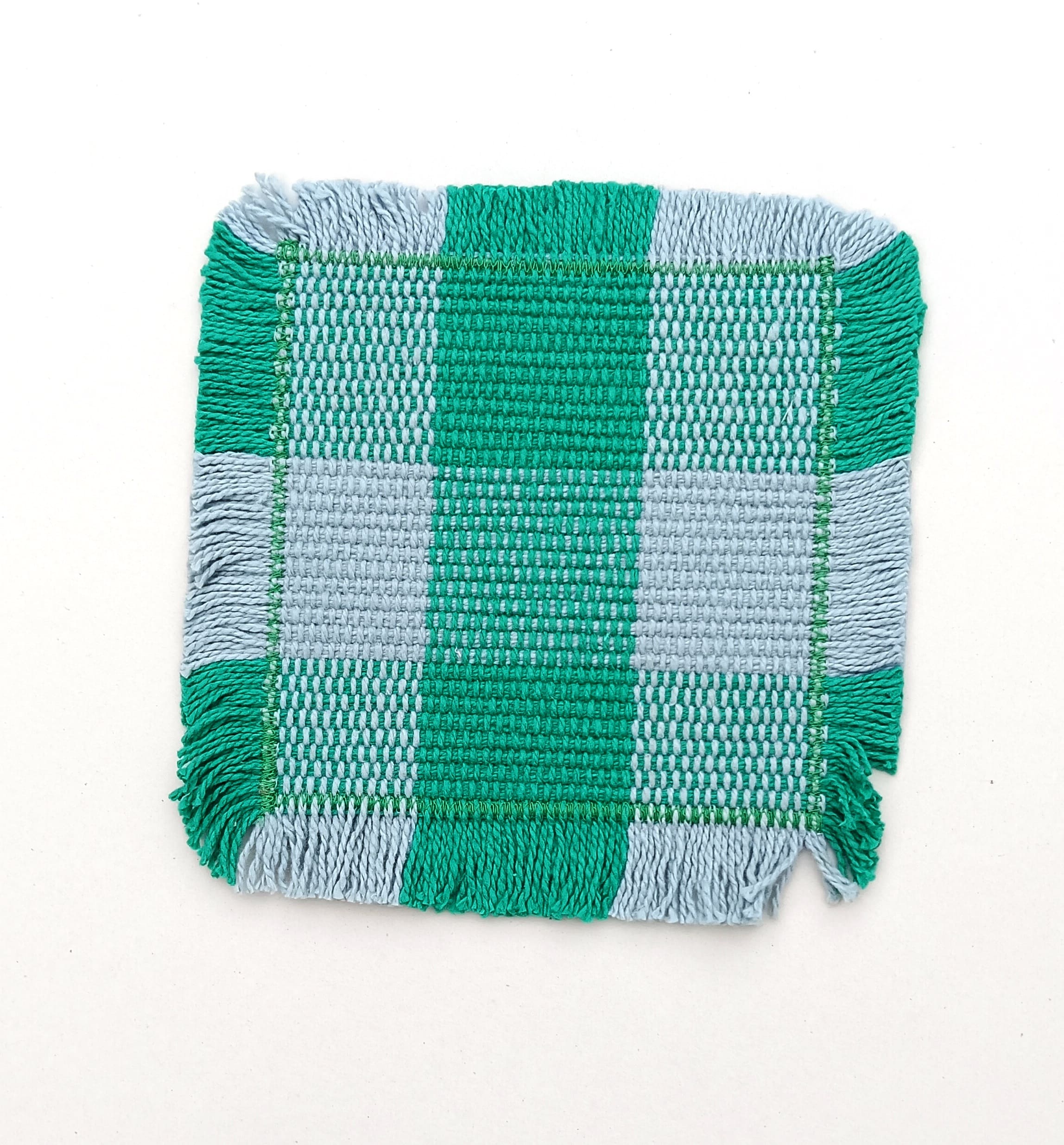 Heritage Ribbed Check Coaster Set Pack Of 4 Pieces