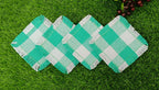 Heritage Ribbed Check Coaster Set Pack Of 4 Pieces