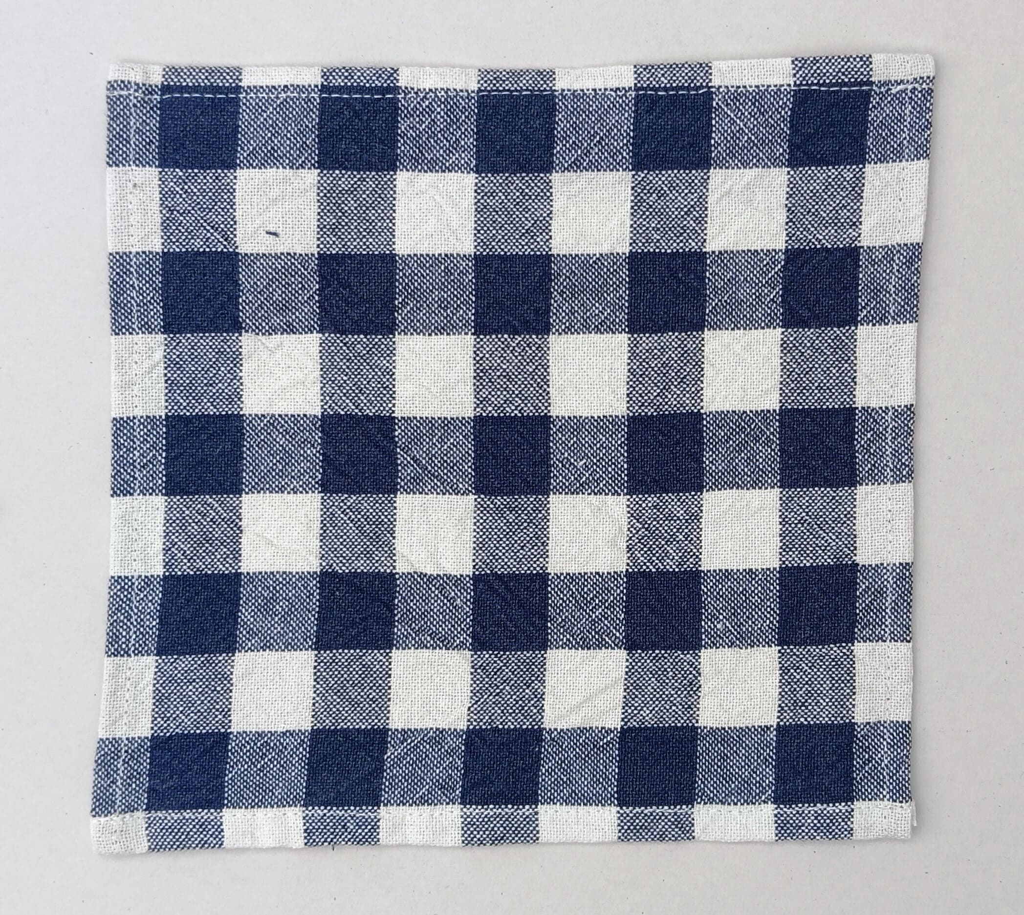 Classic Gingham Woven Coaster Set Pack Of 4pieces