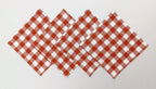Classic Gingham Woven Coaster Set Pack Of 4pieces