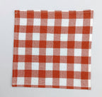 Classic Gingham Woven Coaster Set Pack Of 4pieces