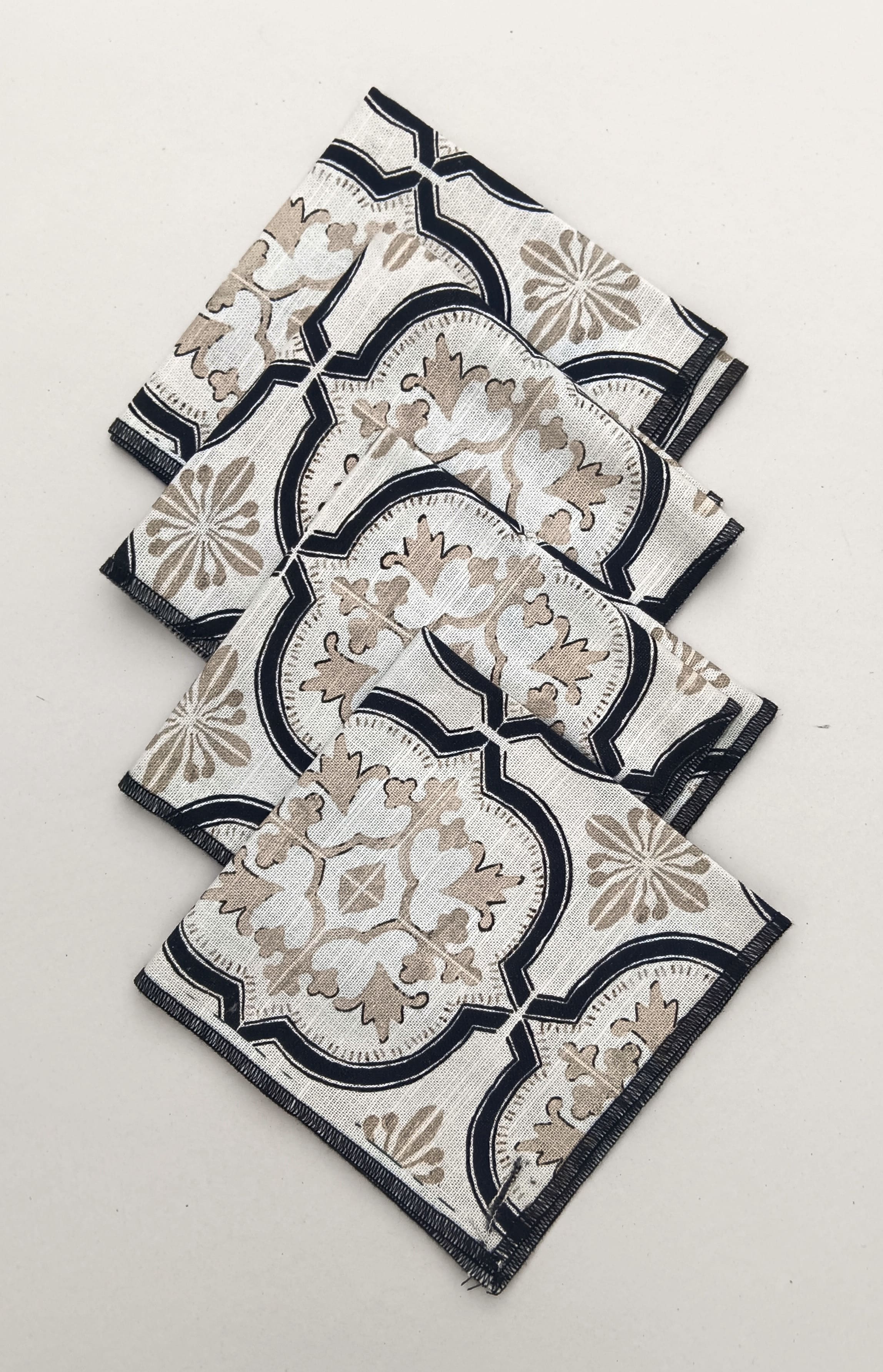 Classic Printed Napkin Set Pack Of 4 Pieces