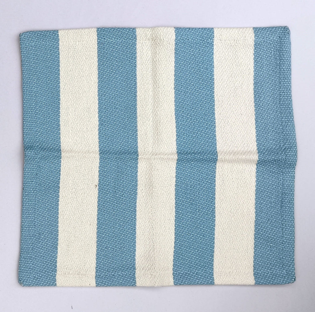 Woven Cotton Striped Dish Cloth Set of Pack of 4 Pieces