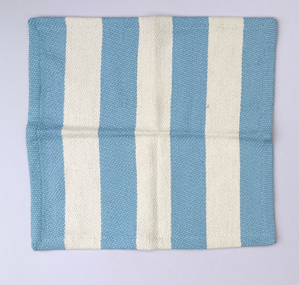 Woven Cotton Striped Dish Cloth Set of Pack of 4 Pieces