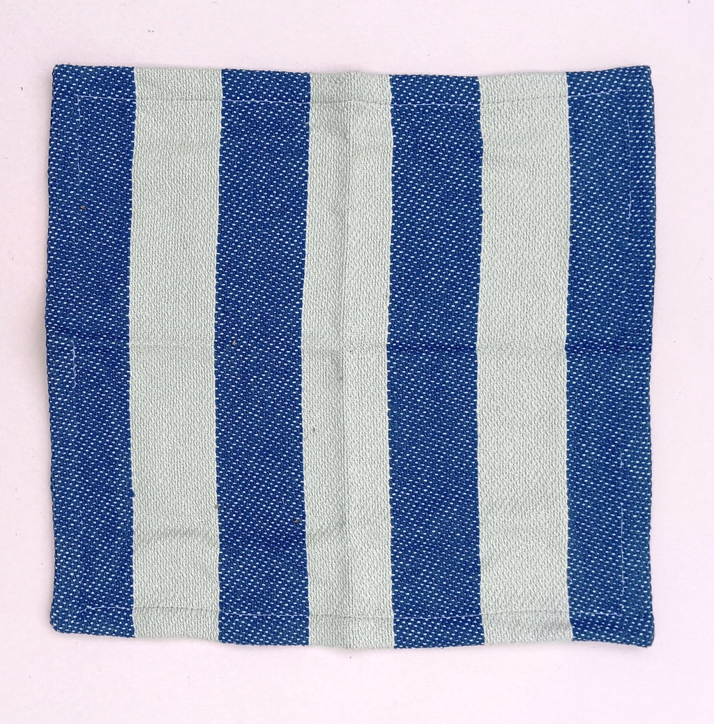 Woven Cotton Striped Dish Cloth Set of Pack of 4 Pieces