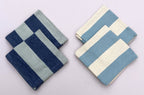 Woven Cotton Striped Dish Cloth Set of Pack of 4 Pieces