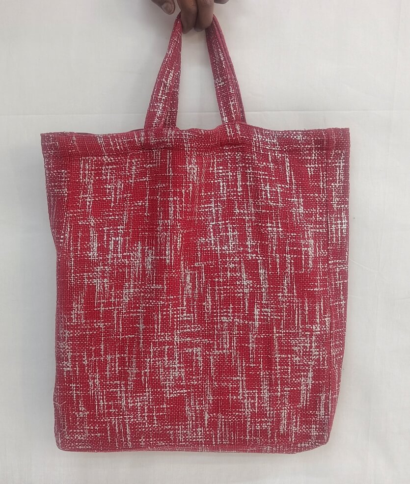 Festive Tote Bag With Silver Foil Accent