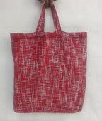 Festive Tote Bag With Silver Foil Accent