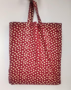 Rustic Plaid And Reindeer Holiday Tote Bag