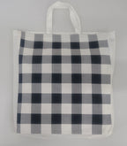 Gingham/Check Cotton Tote Bag