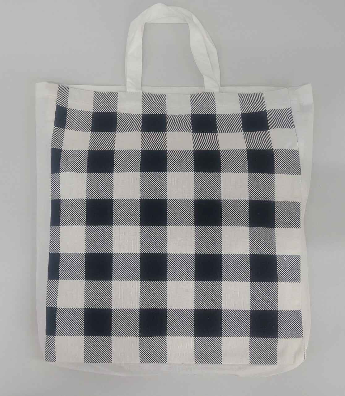 Classic Gingham/Check Cotton Tote Bag