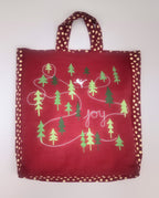 Festive Forest Cotton Slub Tote Bag