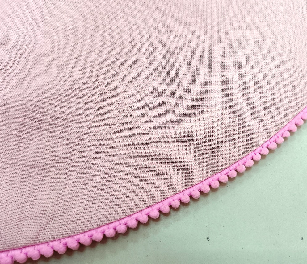 Heart-Shaped Woven Check Place Mat Set Of 2Pcs