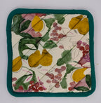 Citrus Grove Textured Quilted Coaster Set Pack Of 4 Pieces